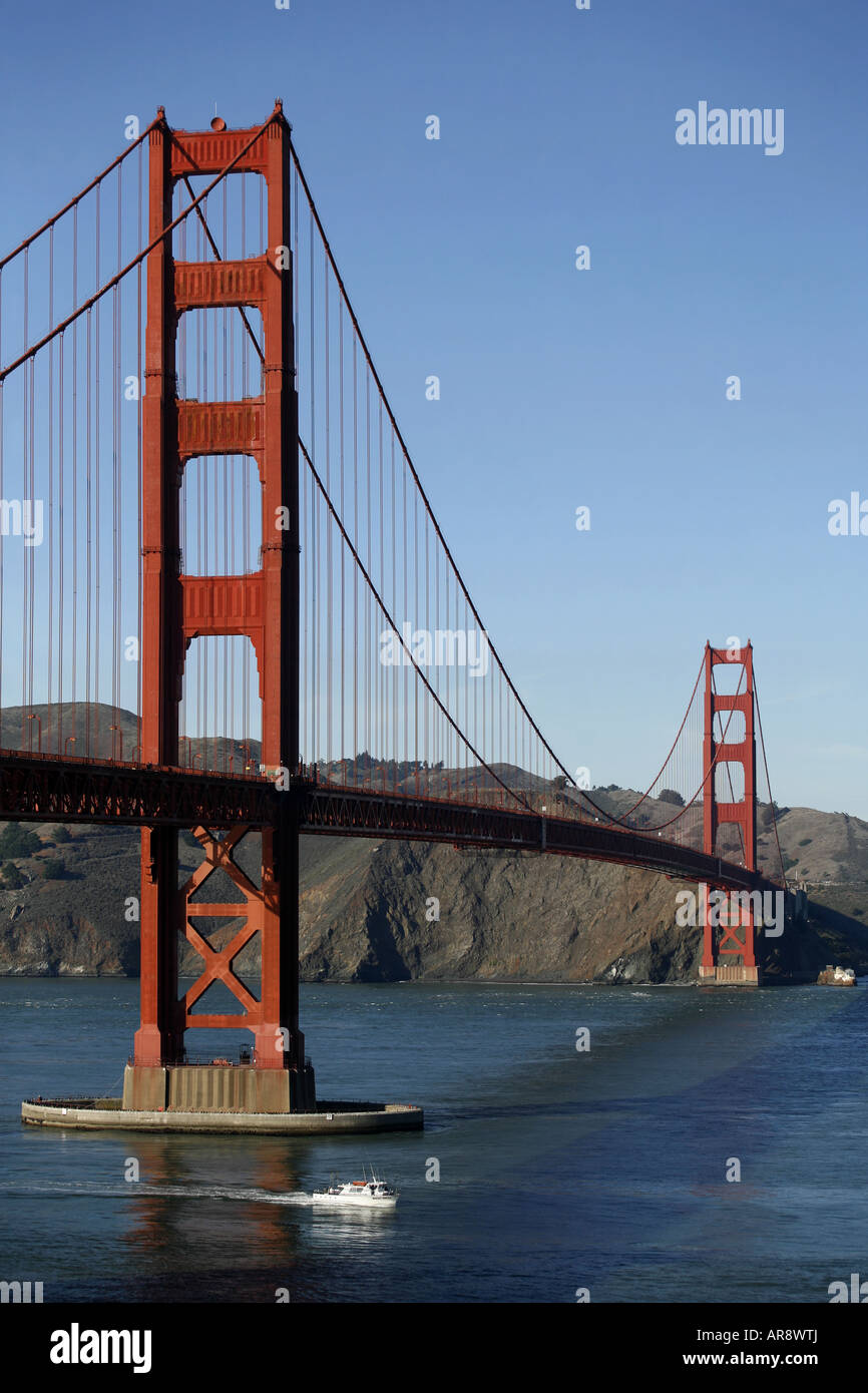Golden Gate Bridge di San Francisco, California, Stati Uniti d'America Foto Stock