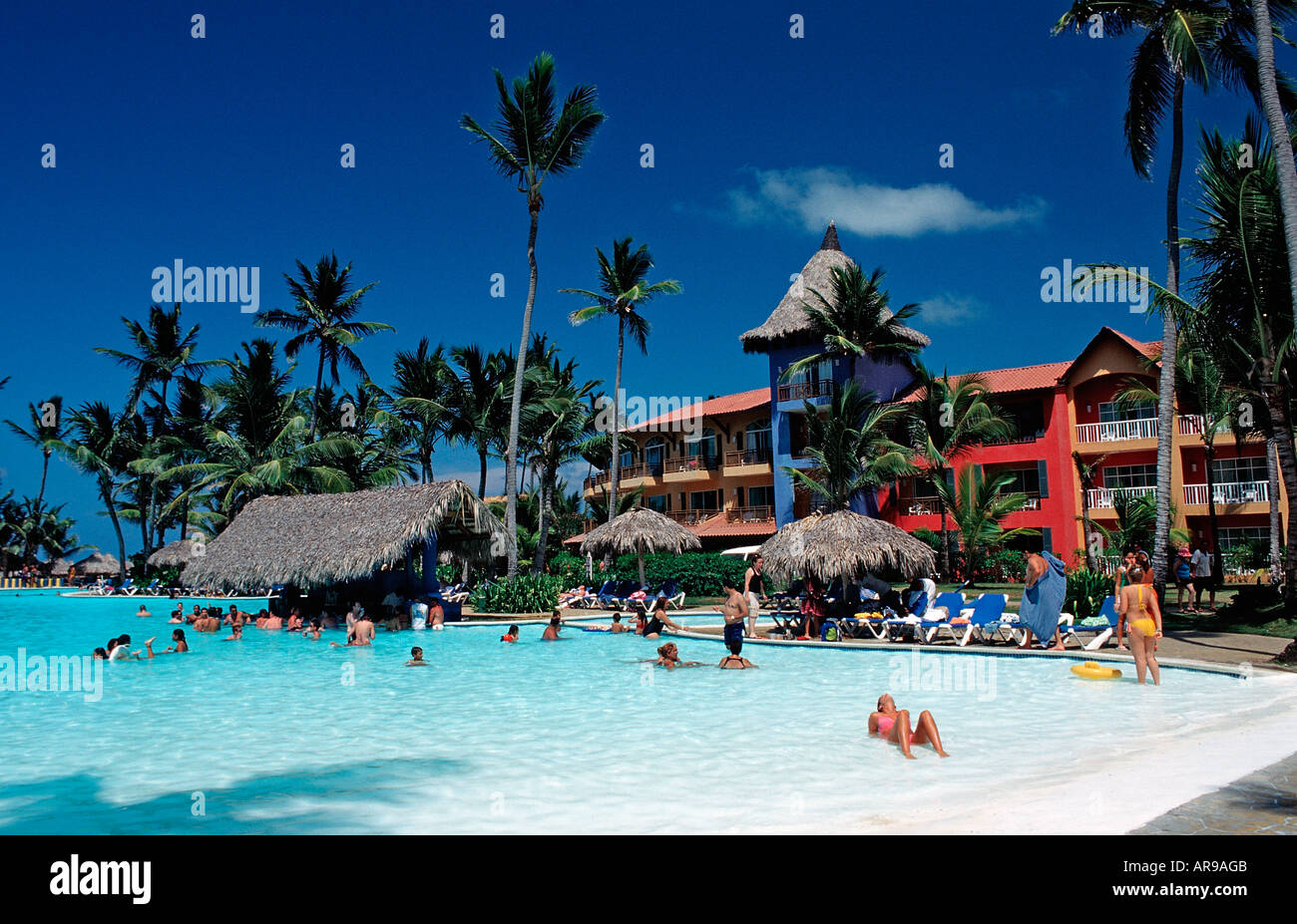 La principessa Club Hotel Punta Cana Caraibi Repubblica Dominicana Foto Stock