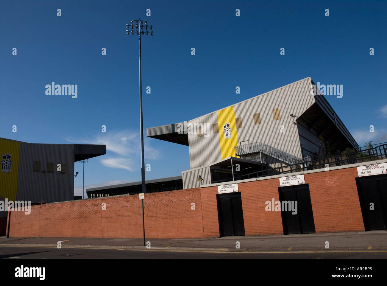 Immagine del Notts County football club terreno in Nottingham Inghilterra Foto Stock