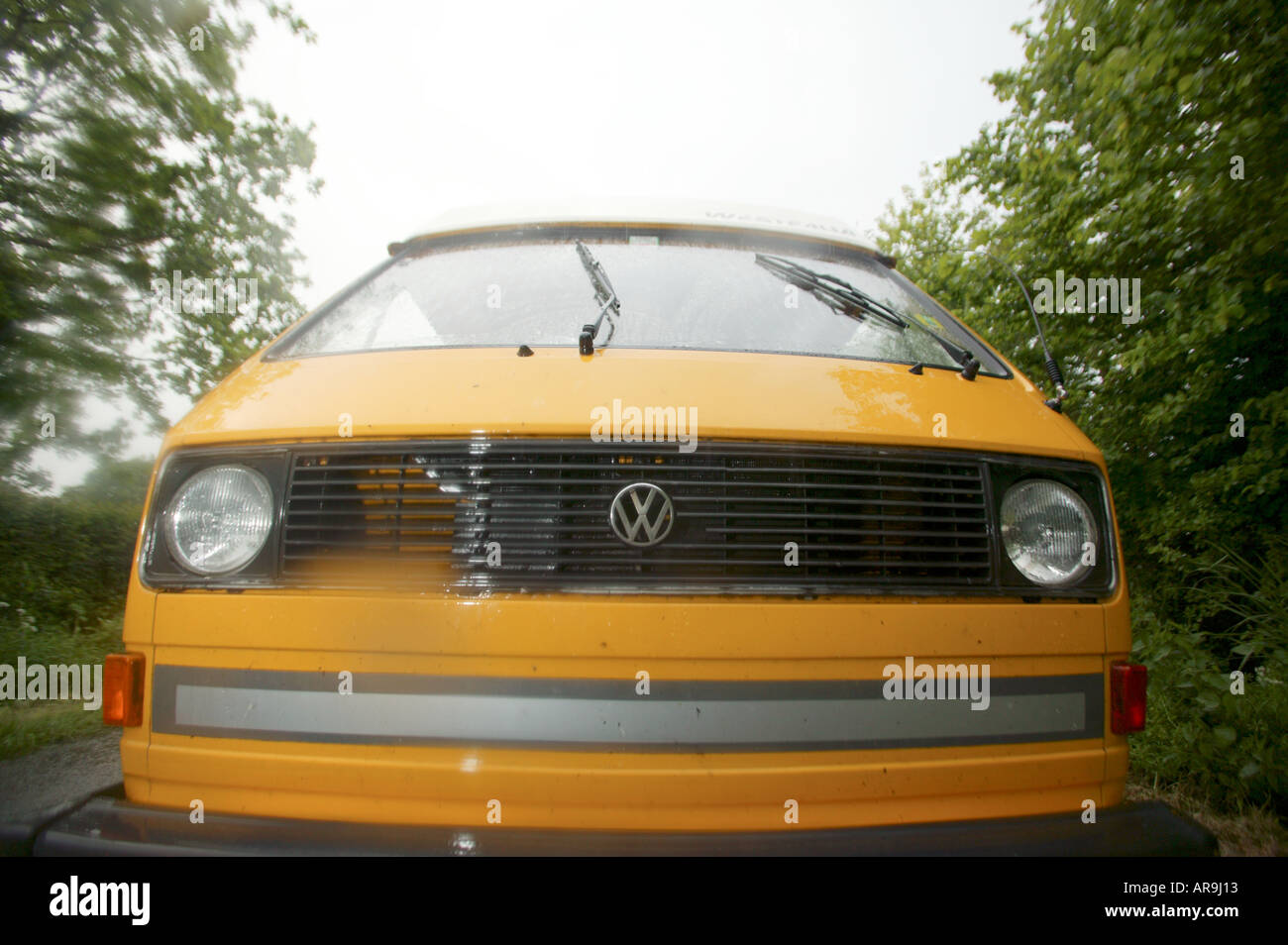 VW volkswagen Camper Van Combi la guida Foto Stock