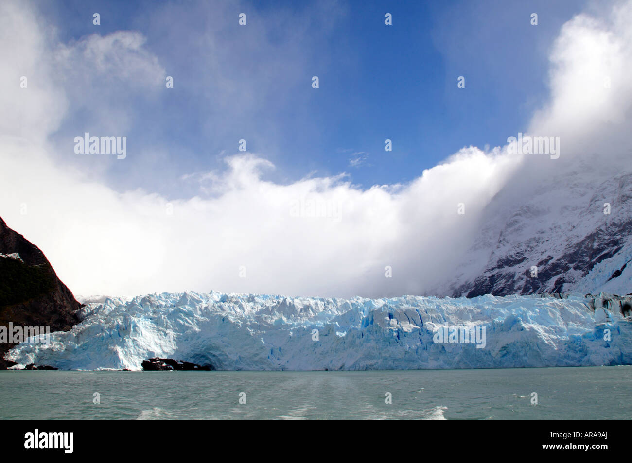 La Patagonia Argentina Il Parco Nazionale di Glacier Ghiacciaio Upsala Foto Stock