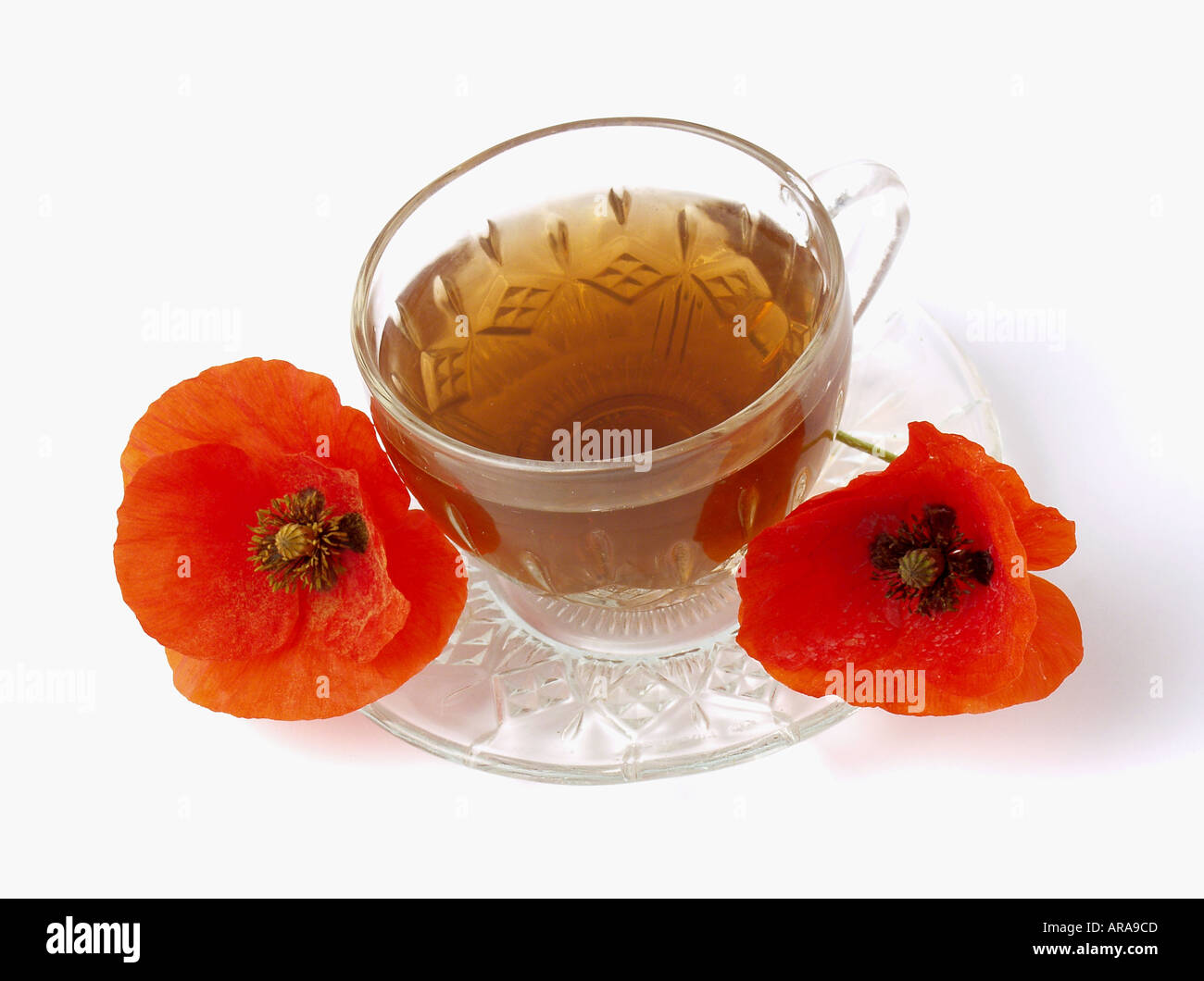 Papaveri tisane Foto Stock