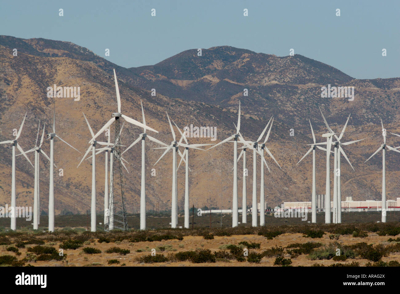 turbine eoliche Foto Stock