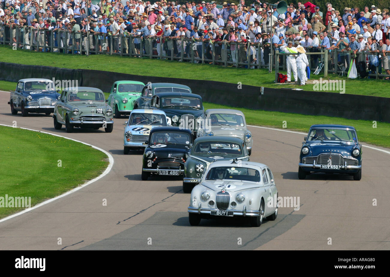 St Marys Trophy gara a Goodwood, Sussex, Regno Unito. Foto Stock