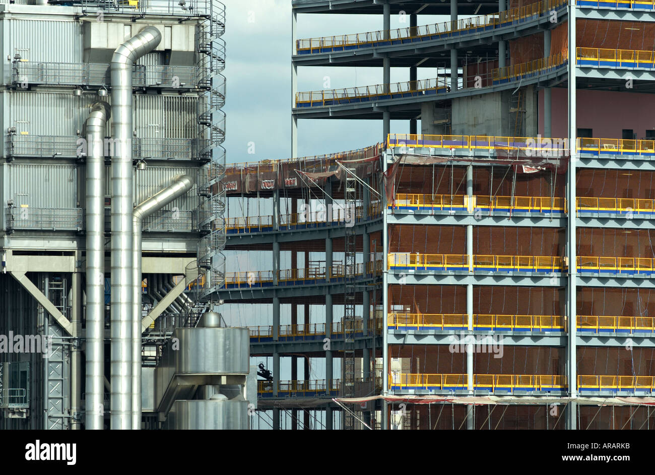 La costruzione in City of London REGNO UNITO Foto Stock