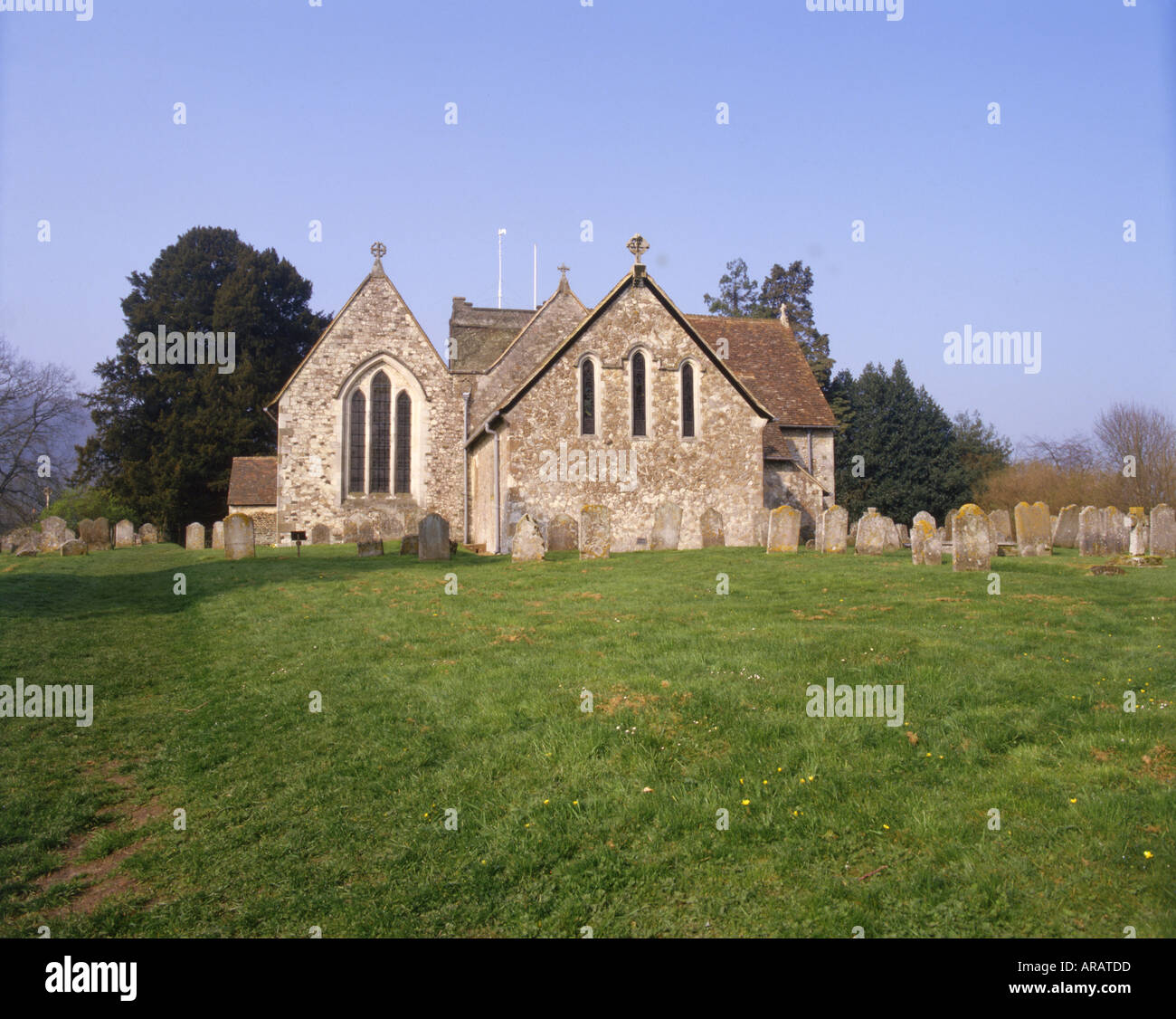 Selborne Chiesa, Hampshire Foto Stock