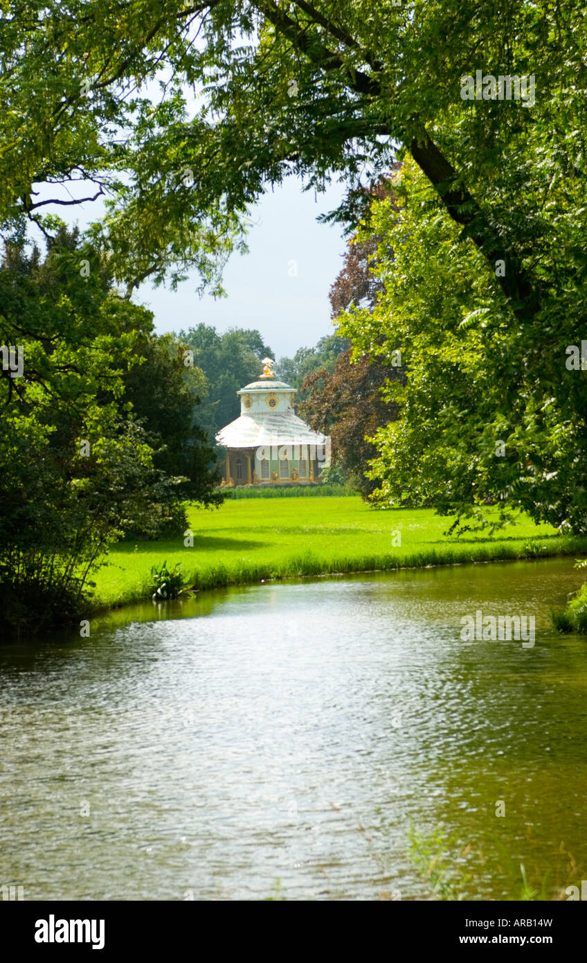 Casa del Tè Cinese Parco Sanssouci Potsdam Brandenburg Germania Foto Stock