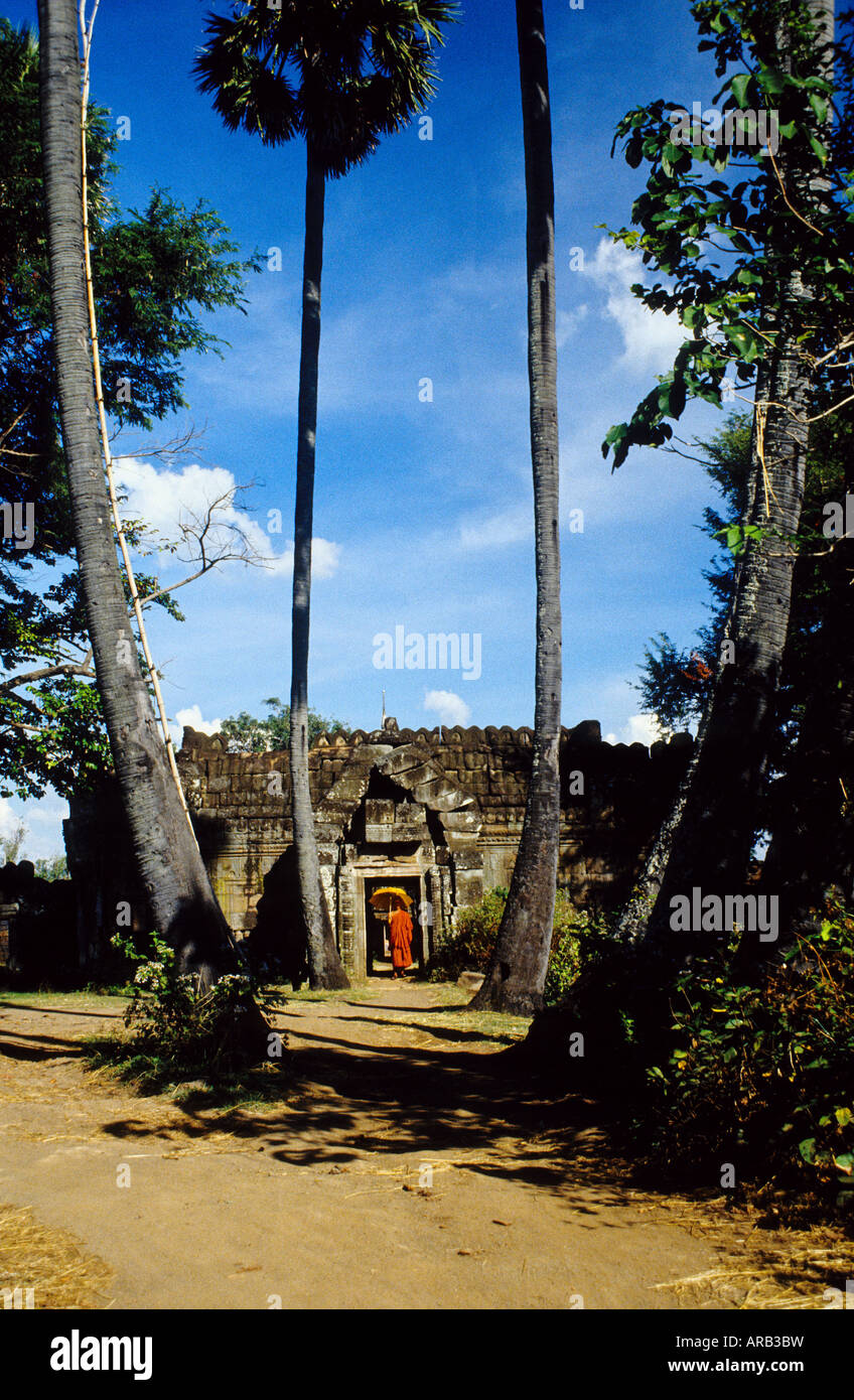 Wat Nokor, Kompong Cham, Cambogia Foto Stock