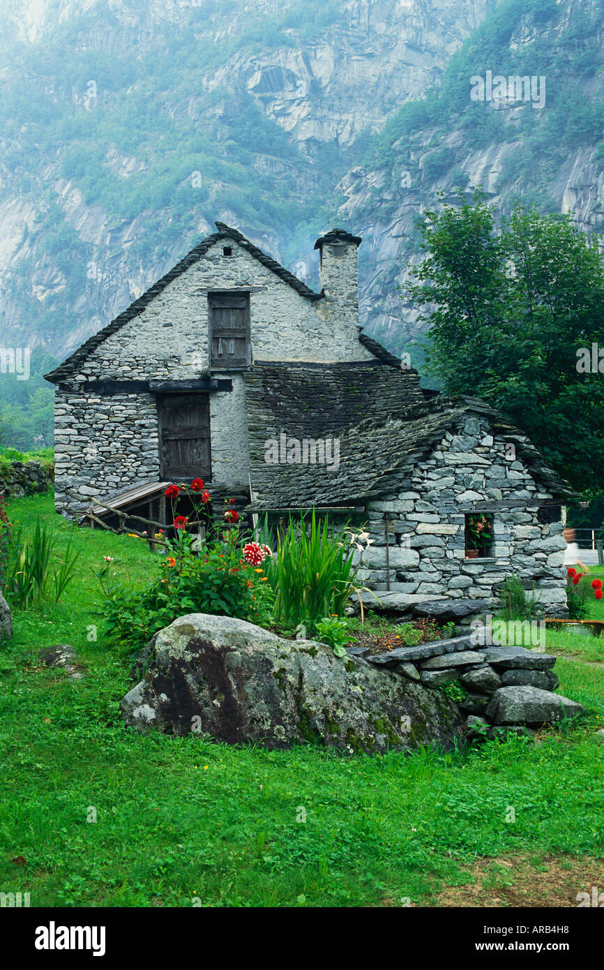 Val Bavona, Ticino, Svizzera Foto Stock