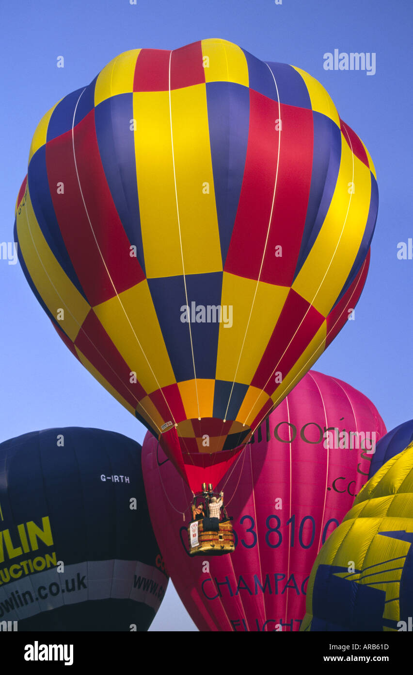 Bristol Balloon Festival Lancio di massa England Regno Unito Foto Stock
