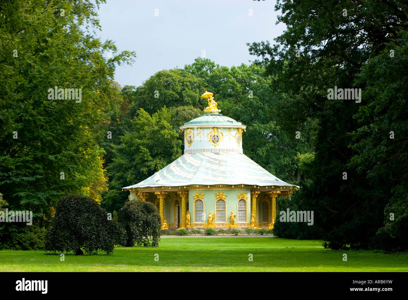 Casa del Tè Cinese Parco Sanssouci Potsdam Brandenburg Germania Foto Stock