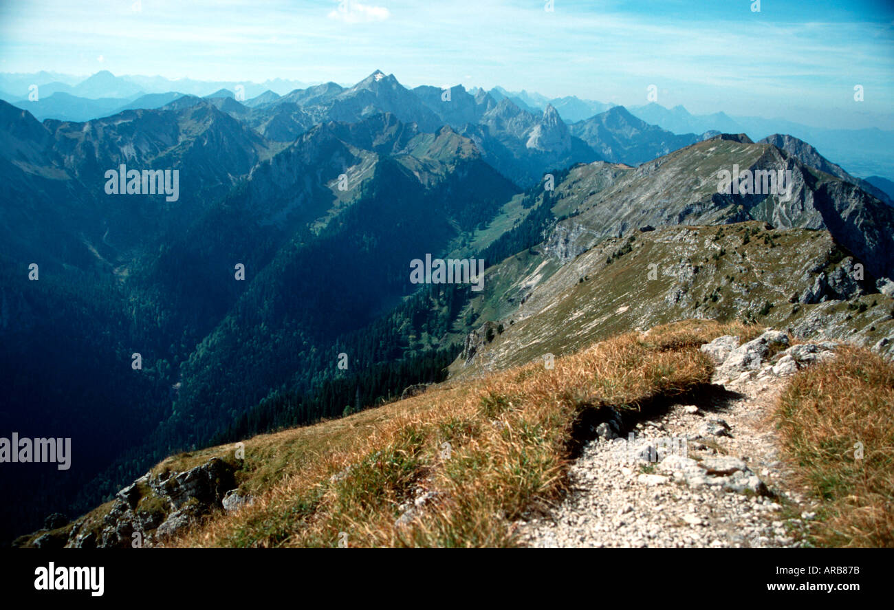 Klammspitze Alpi Bavaresi Allgaeu Baviera Germania Foto Stock