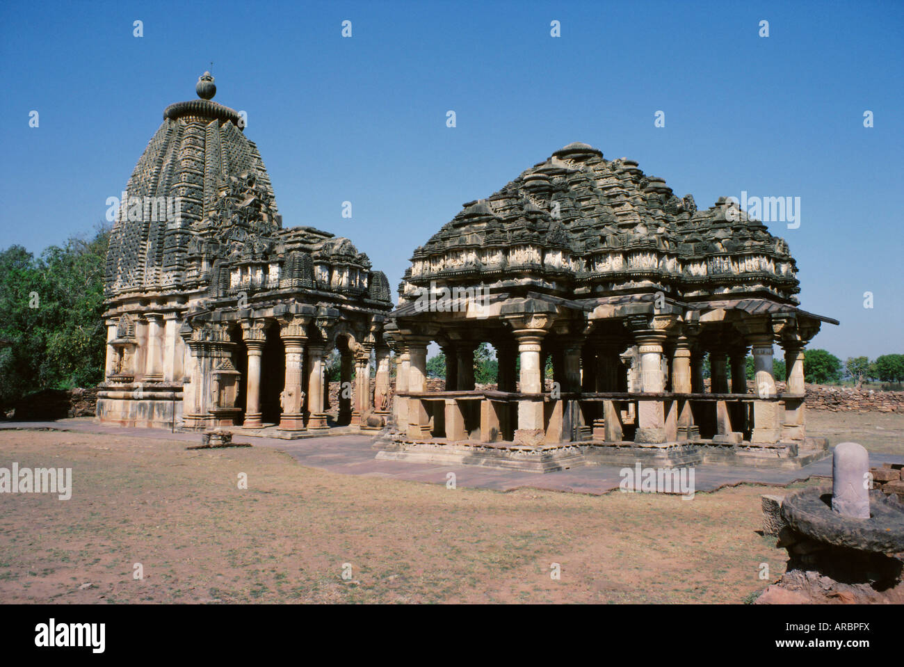 Nono secolo tempio indù dal periodo Gupta, a Baroli, Rajasthan, India Foto Stock
