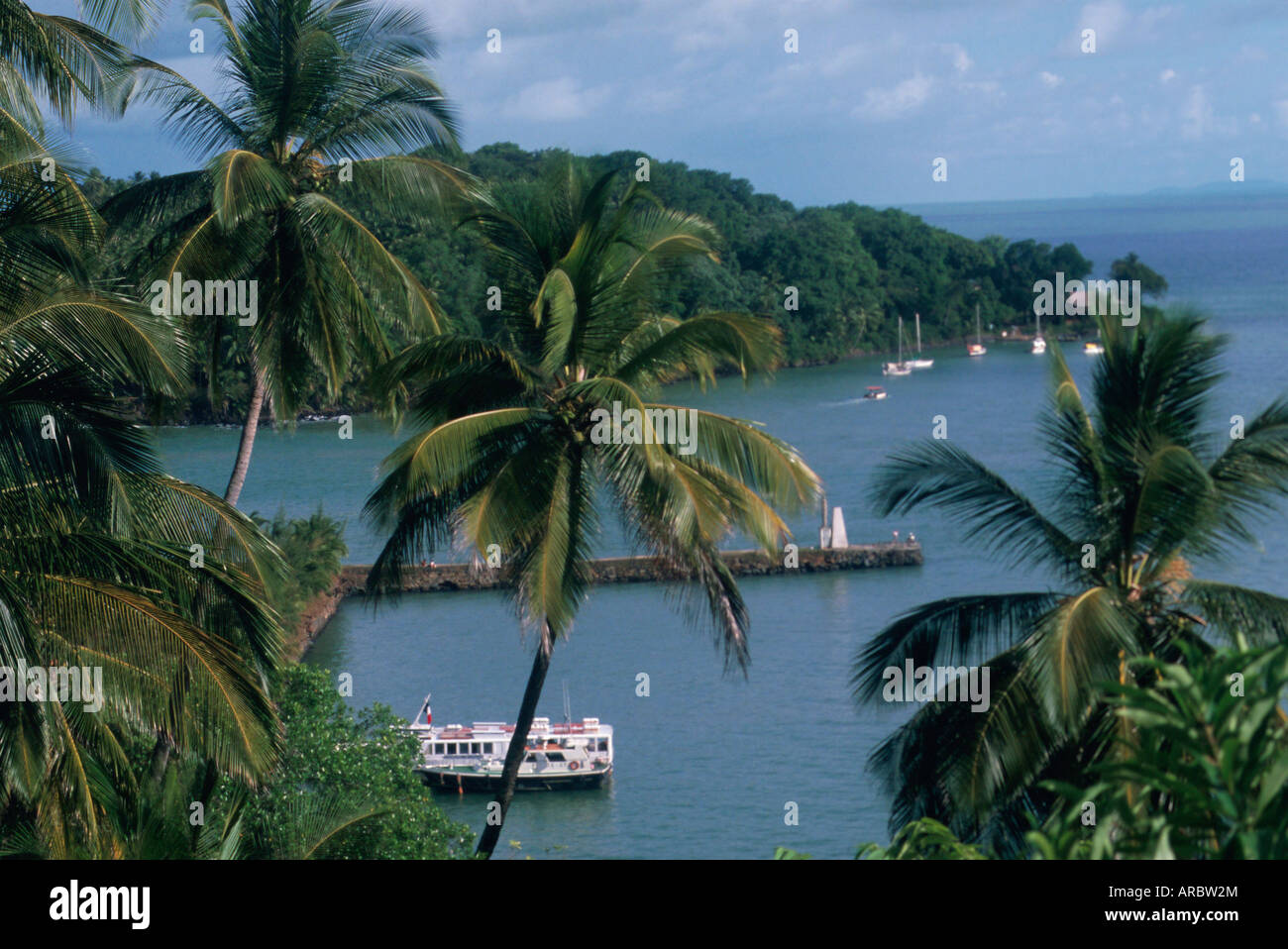 Ile Royale e diavoli Isola, Guiana francese, Sud America Foto Stock