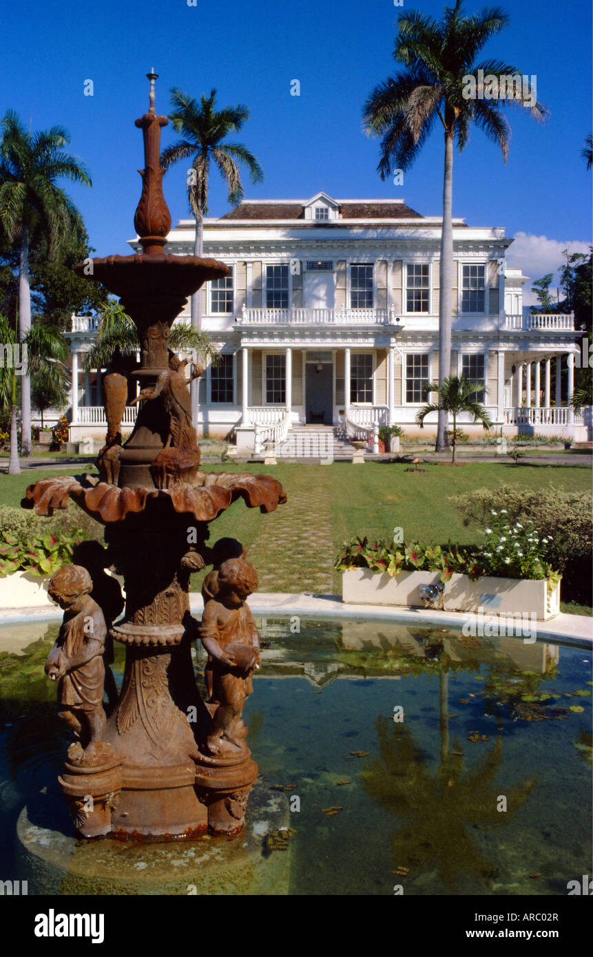 Devon House, Kingston, Giamaica, Caraibi, West Indies Foto Stock