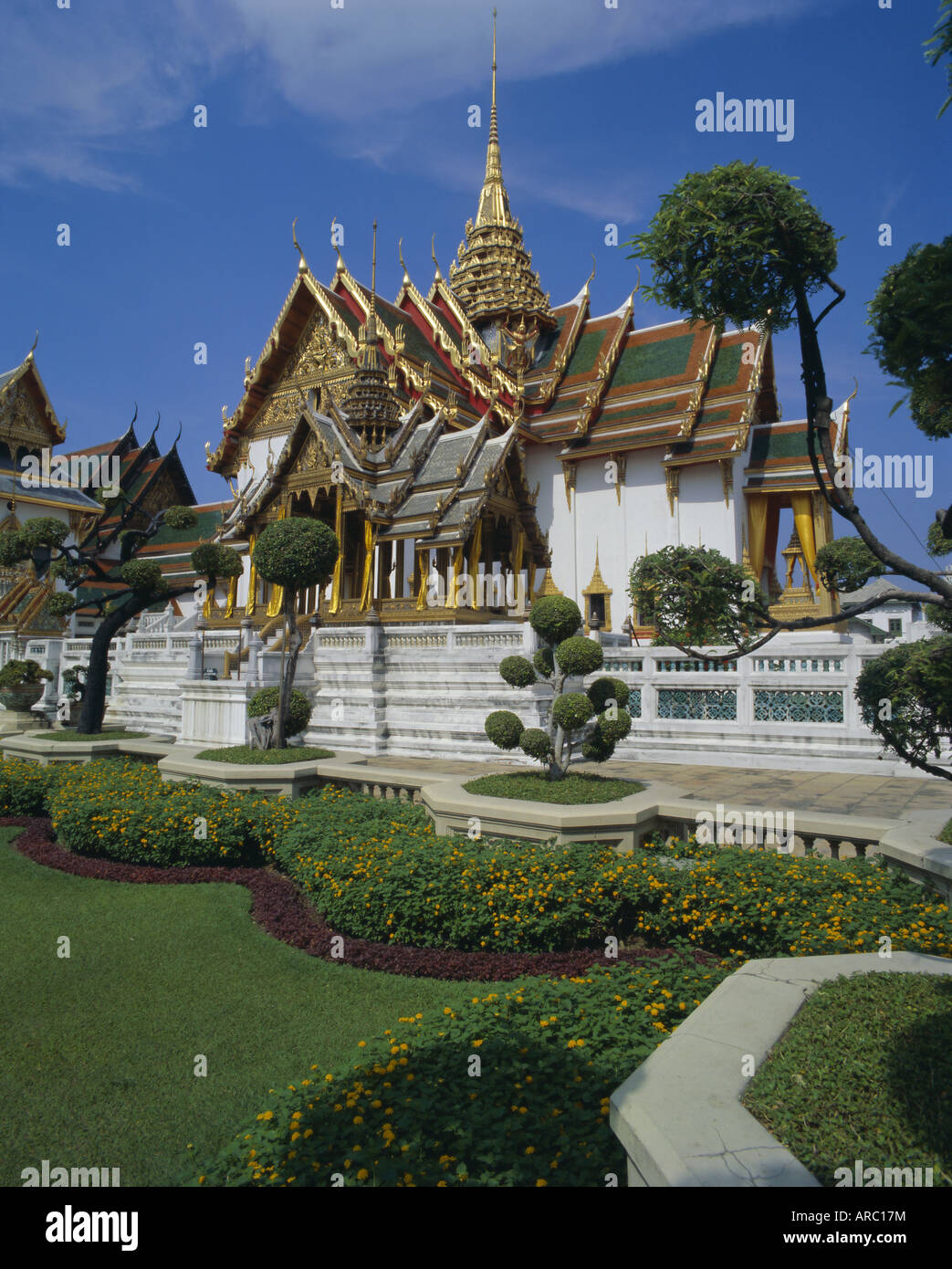 Il Dusit Maha Prasad, il Grand Palace, Bangkok, Thailandia, Asia Foto Stock