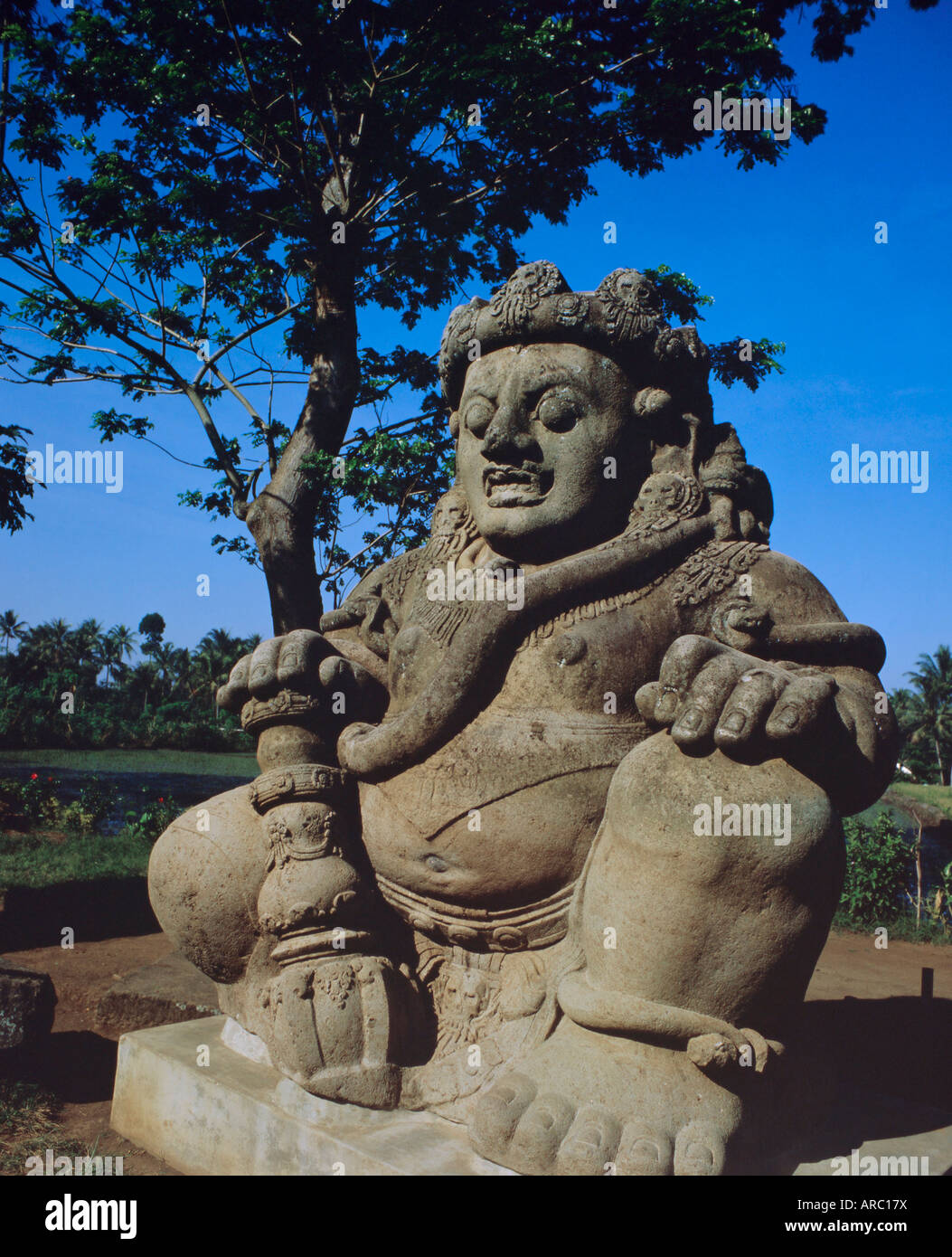 Il Candi Singasari risalente al XIII-XIV secolo, Malang area, Java, Indonesia, Asia Foto Stock