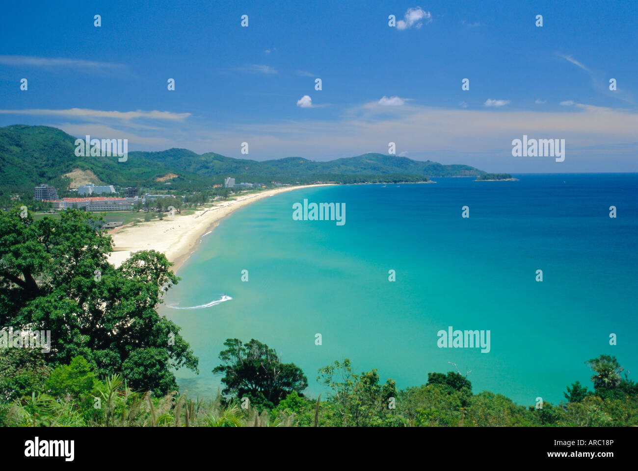 Karon Beach, Phuket, Tailandia Foto Stock
