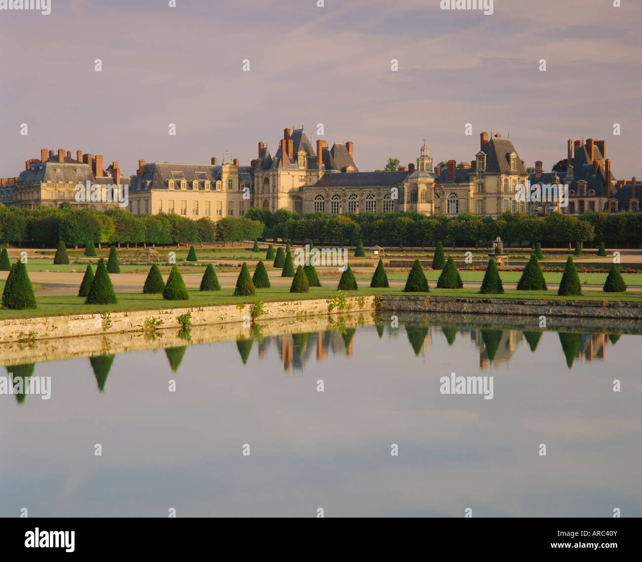 Chateau de Fontainebleau, a Fontainebleau, Seine-et-Marne, Ile de France, Francia, Europa Foto Stock