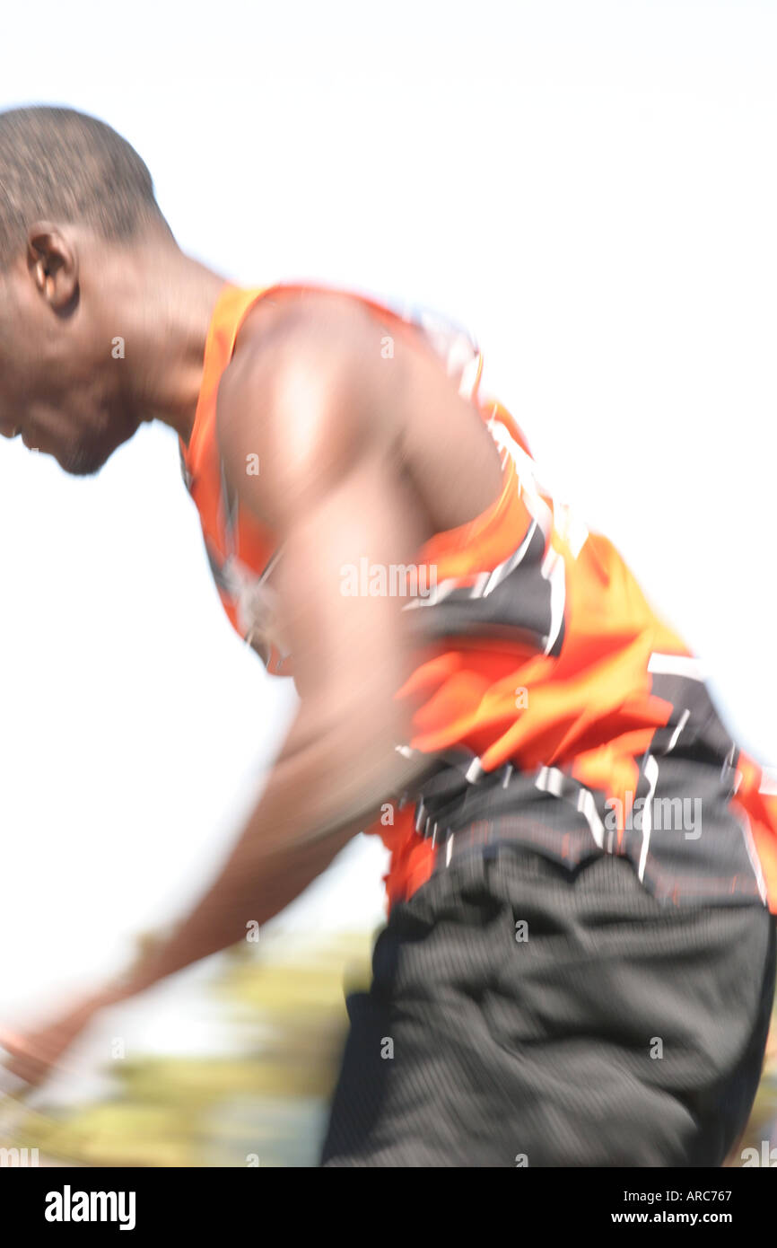 Miami Florida,Tropical Park,Greater Miami Athletic Conference,campionati,pista e campo,sport,performance,intrattenimento,scuola superiore,campus,studen Foto Stock