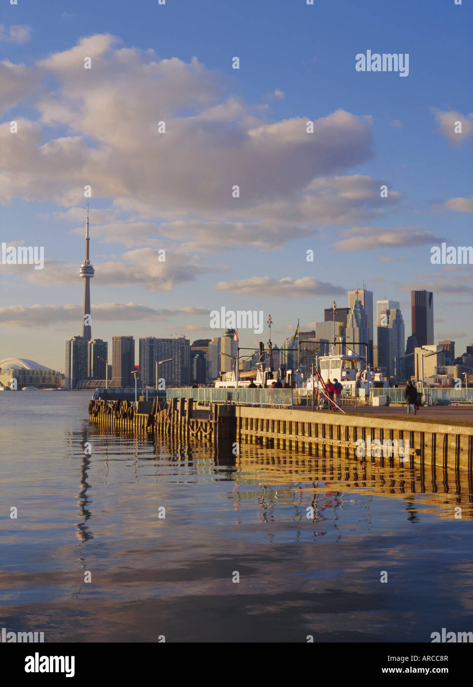 Skyline della città di Toronto, Ontario, Canada Foto Stock