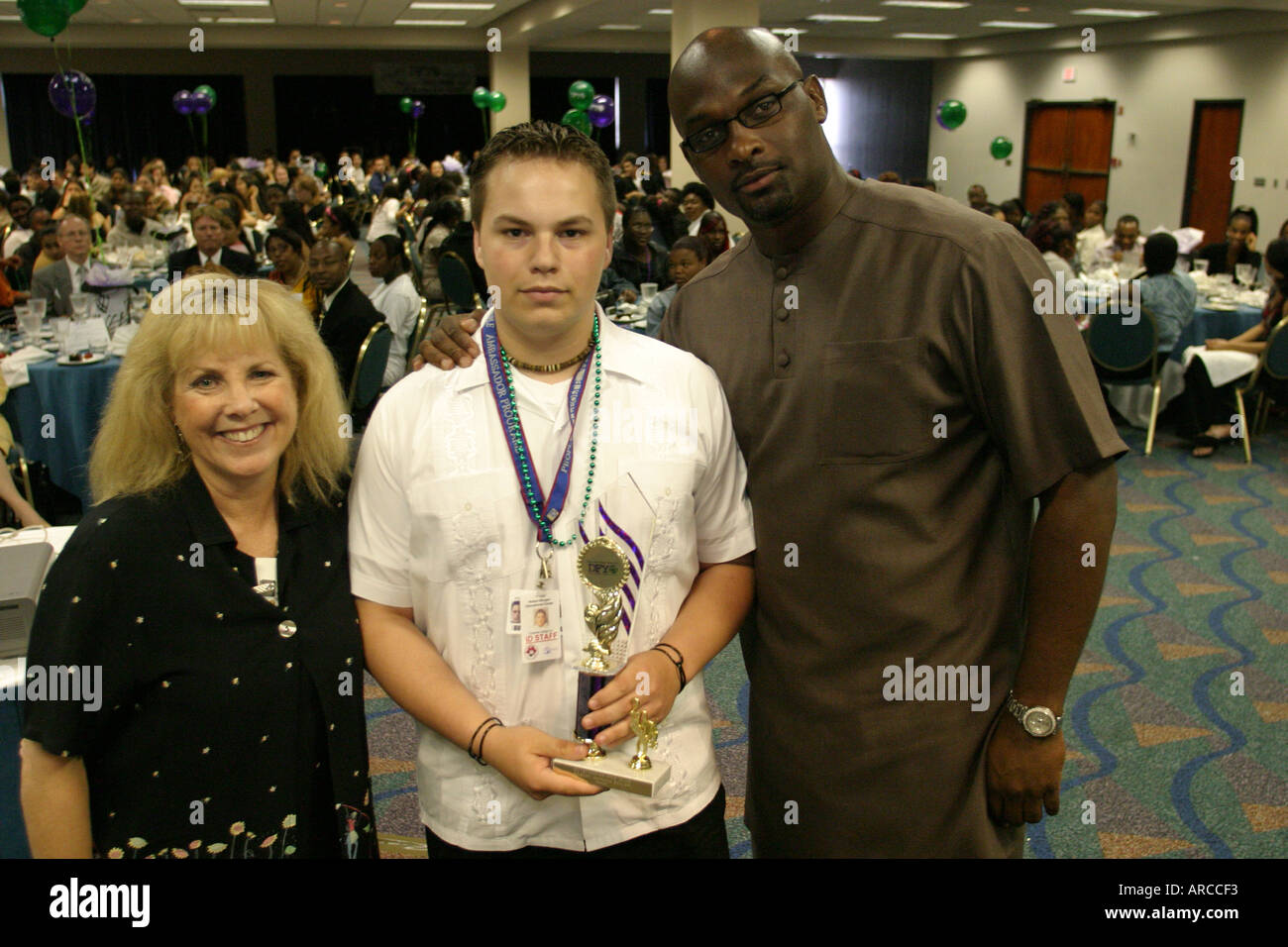 Miami Florida,Hyatt Regency,hotel hotel albergo alloggio motel motel,Drug Free Youth in Town,DFYIT club,premi Luncheon,liceo,campus,studen studentesco Foto Stock