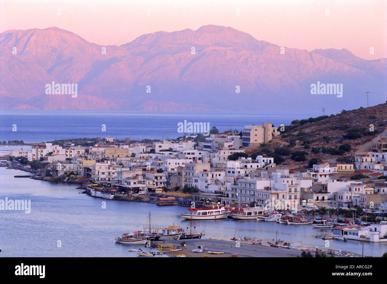 Elounda, Creta, Grecia, Europa Foto Stock