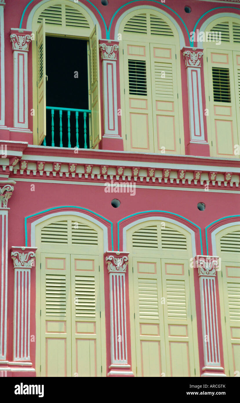 Vecchio stile di architettura, Singapore Foto Stock