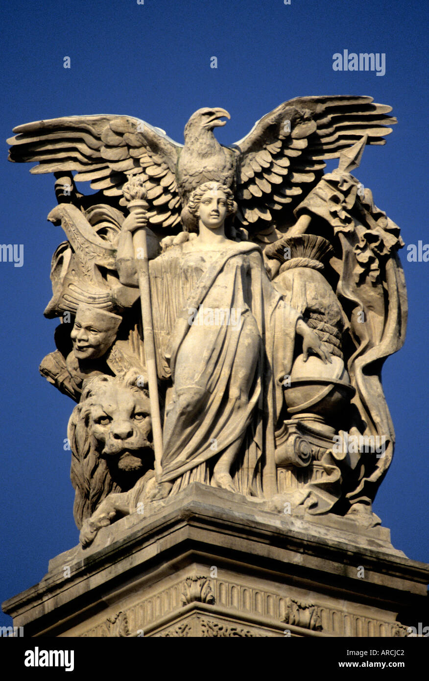 Museo del Louvre Parigi Francia Storia francese Arte Foto Stock