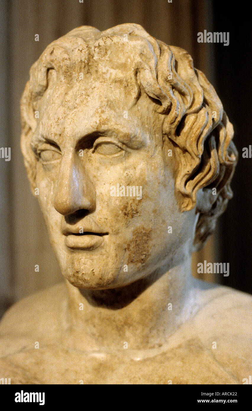 Alessandro il Grande 336 - 323 BC re di Macedonia Grecia greco Foto Stock