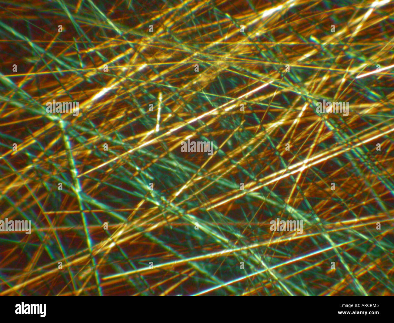 Amianto descrive qualsiasi di un gruppo di materie fibrose metamorfico minerali dell'idrosilicato di magnesio varietà Foto Stock