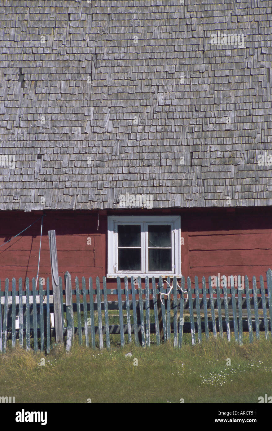 Insediamento di Ilimanaq, precedentemente Claushavn, Groenlandia, regioni polari Foto Stock