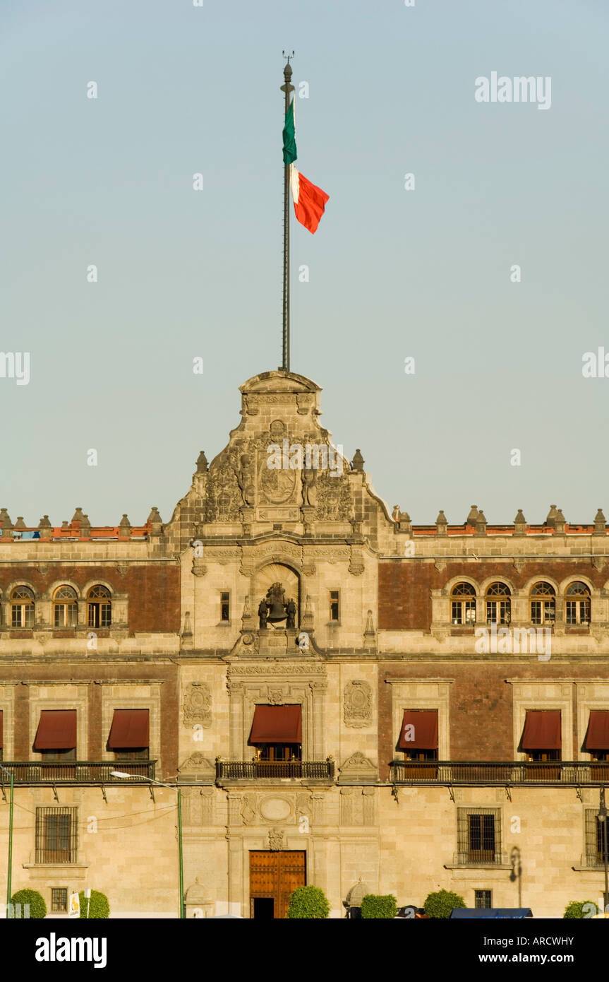 Il Palazzo Nazionale, Zocalo, Centro Historico, Città del Messico, Messico, America del Nord Foto Stock
