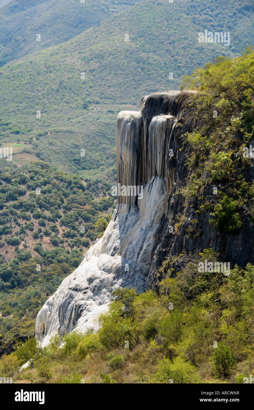 Hot Springs, Hierve el Agua, Oaxaca, Messico, America del Nord Foto Stock