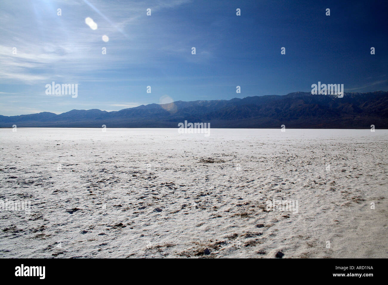 Le saline, Badwater, Death Valley, California/Nevada, STATI UNITI D'AMERICA Foto Stock
