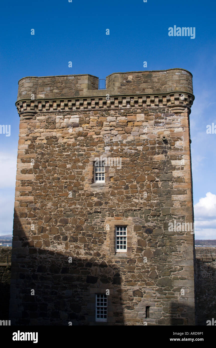 Castello di nerezza West Lothian Scozia ex carcere e munizioni store sulla banca del sud della via Foto Stock