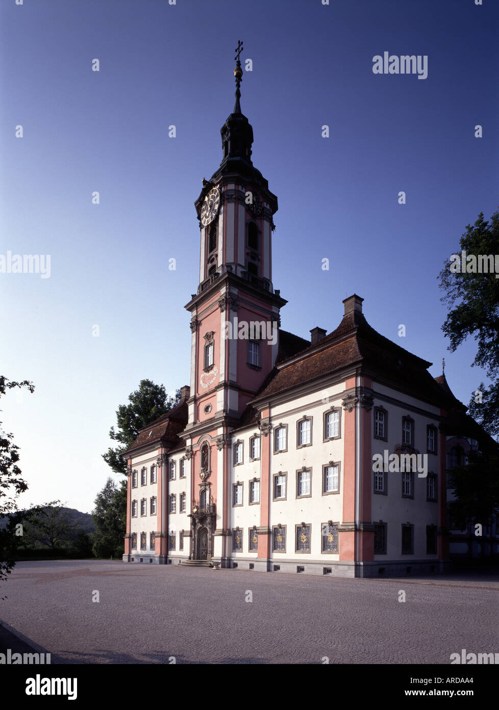 Birnau, Klosterkirche, Südwestfassade Foto Stock