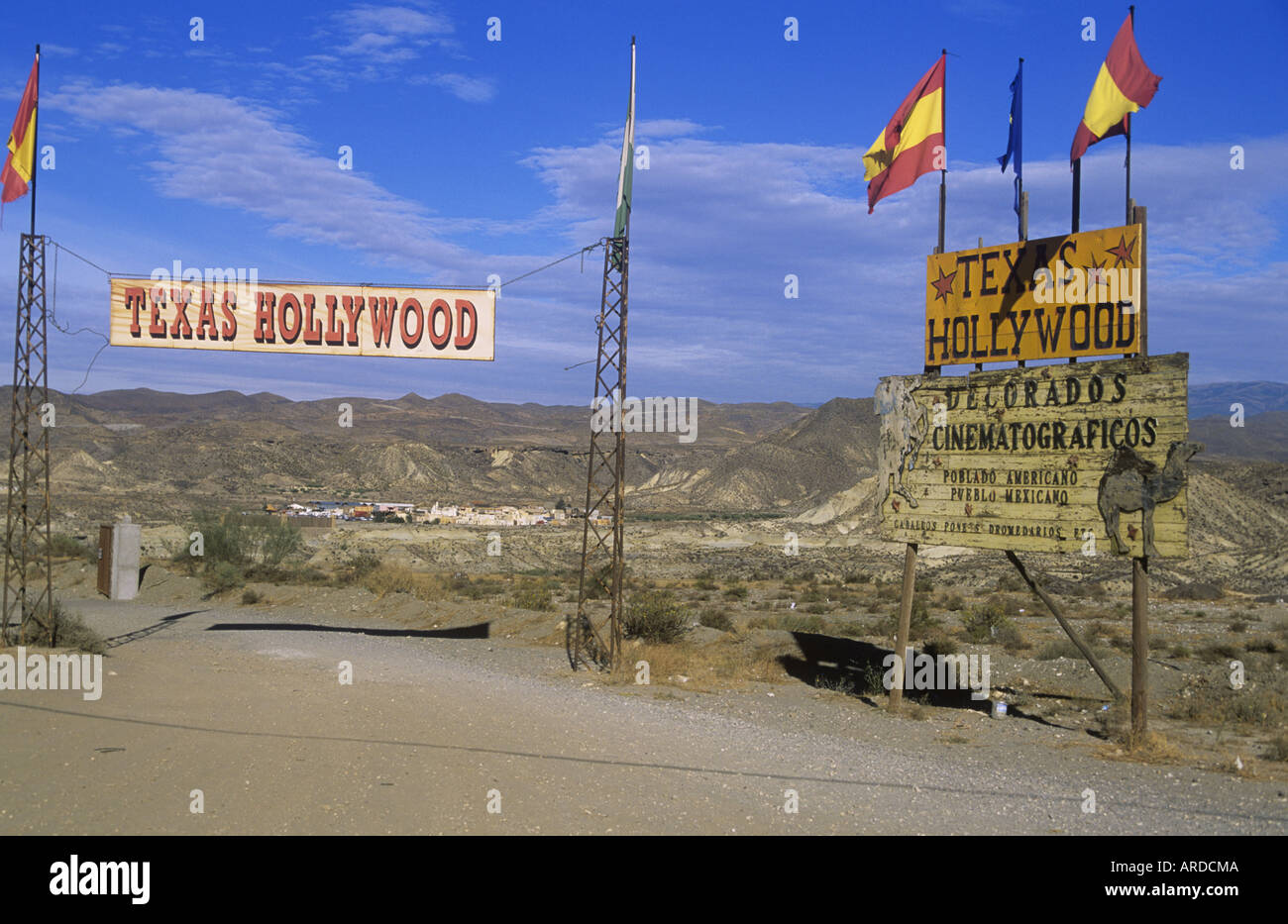 Texas Hollywood, Almeria, Andalusia, Spagna Foto Stock