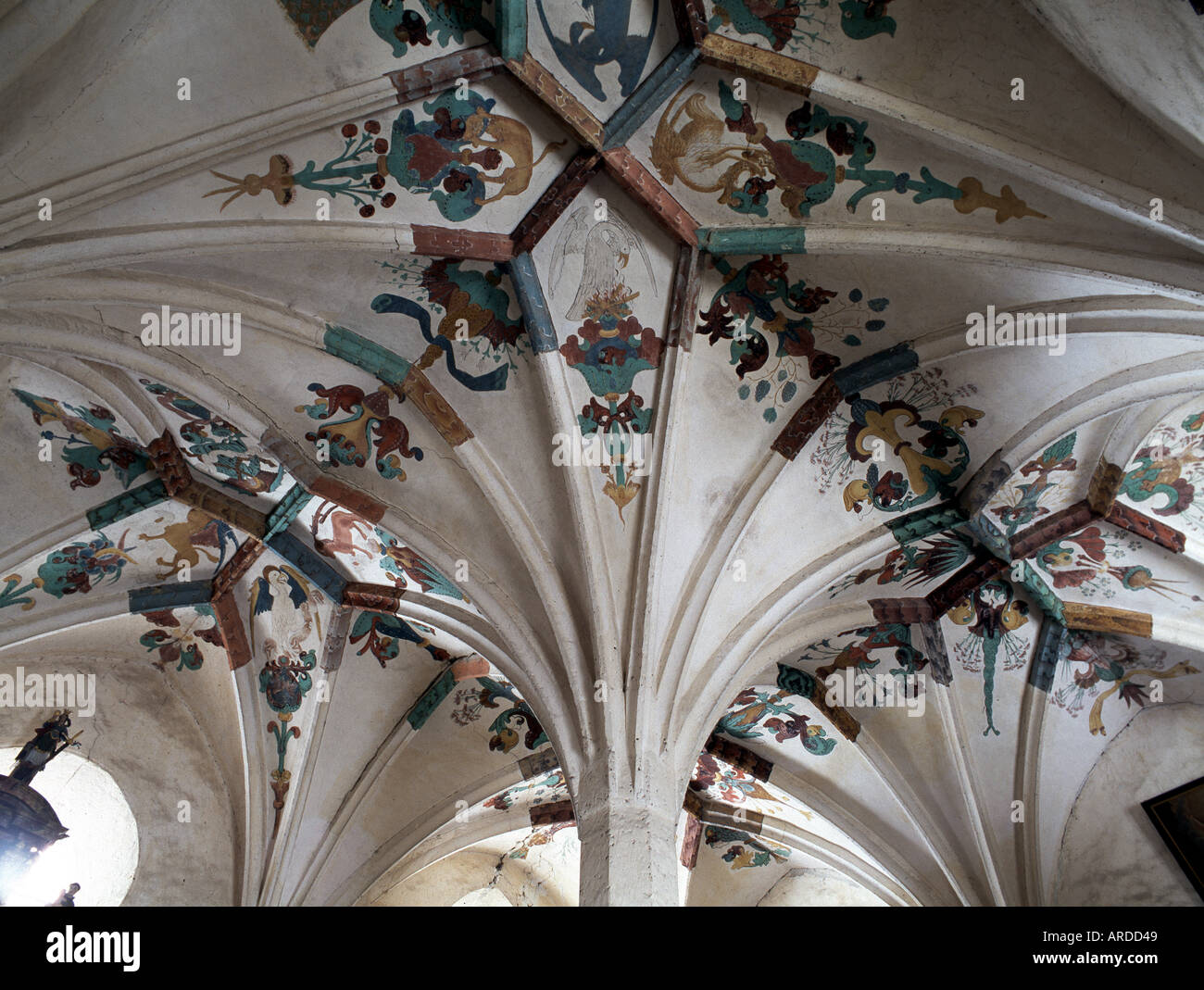 Sankt Katharein an der Laming, Filialkirche San Alessio, Gewölbemalerei Foto Stock