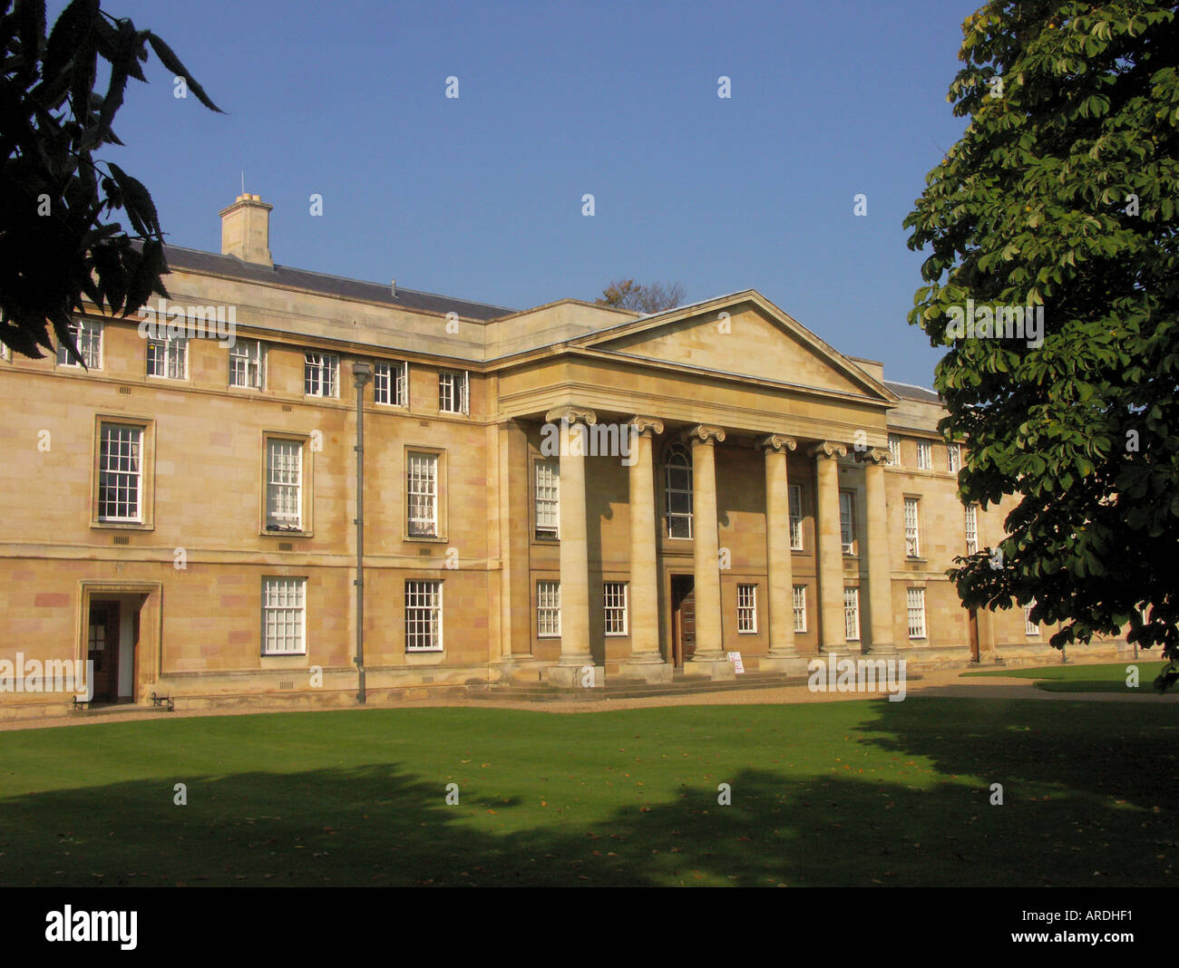 Downing College di Cambridge Cambridgeshire England Foto Stock