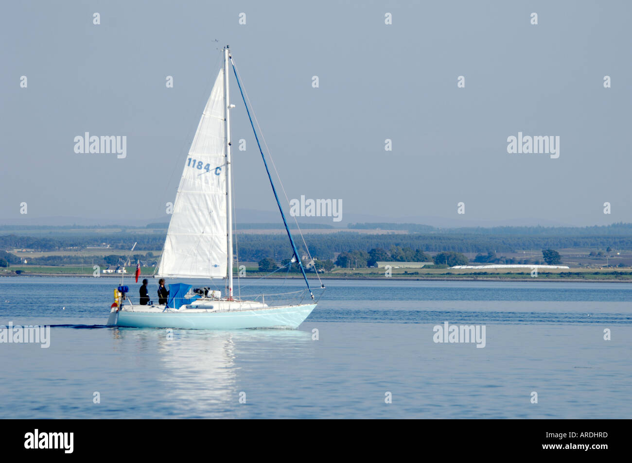 Moray Firth a vela. XPL 3561-346 Foto Stock