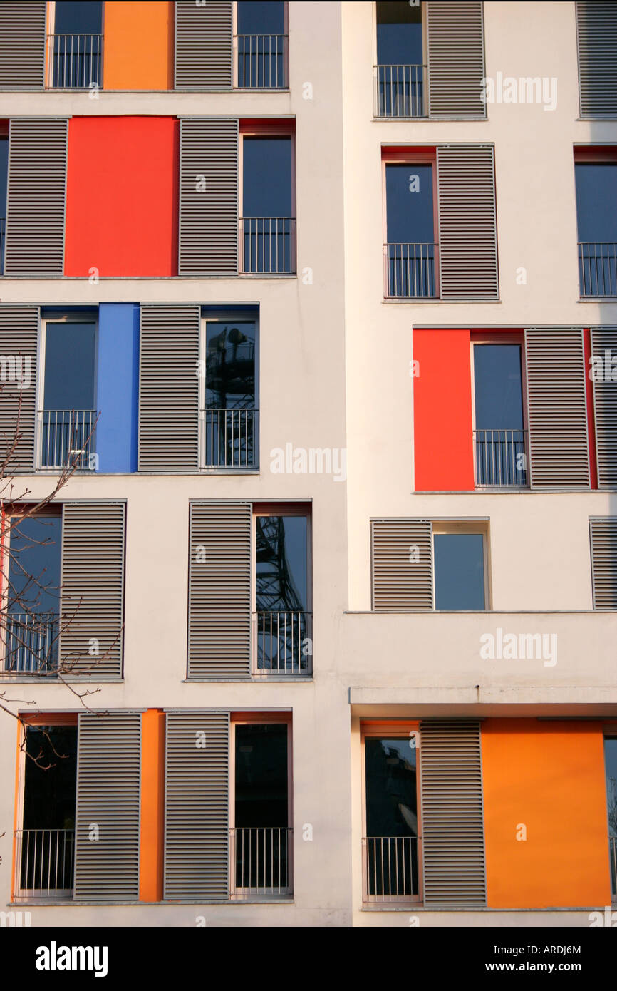 Nuove case in Torino. Il Lingotto. Foto Stock