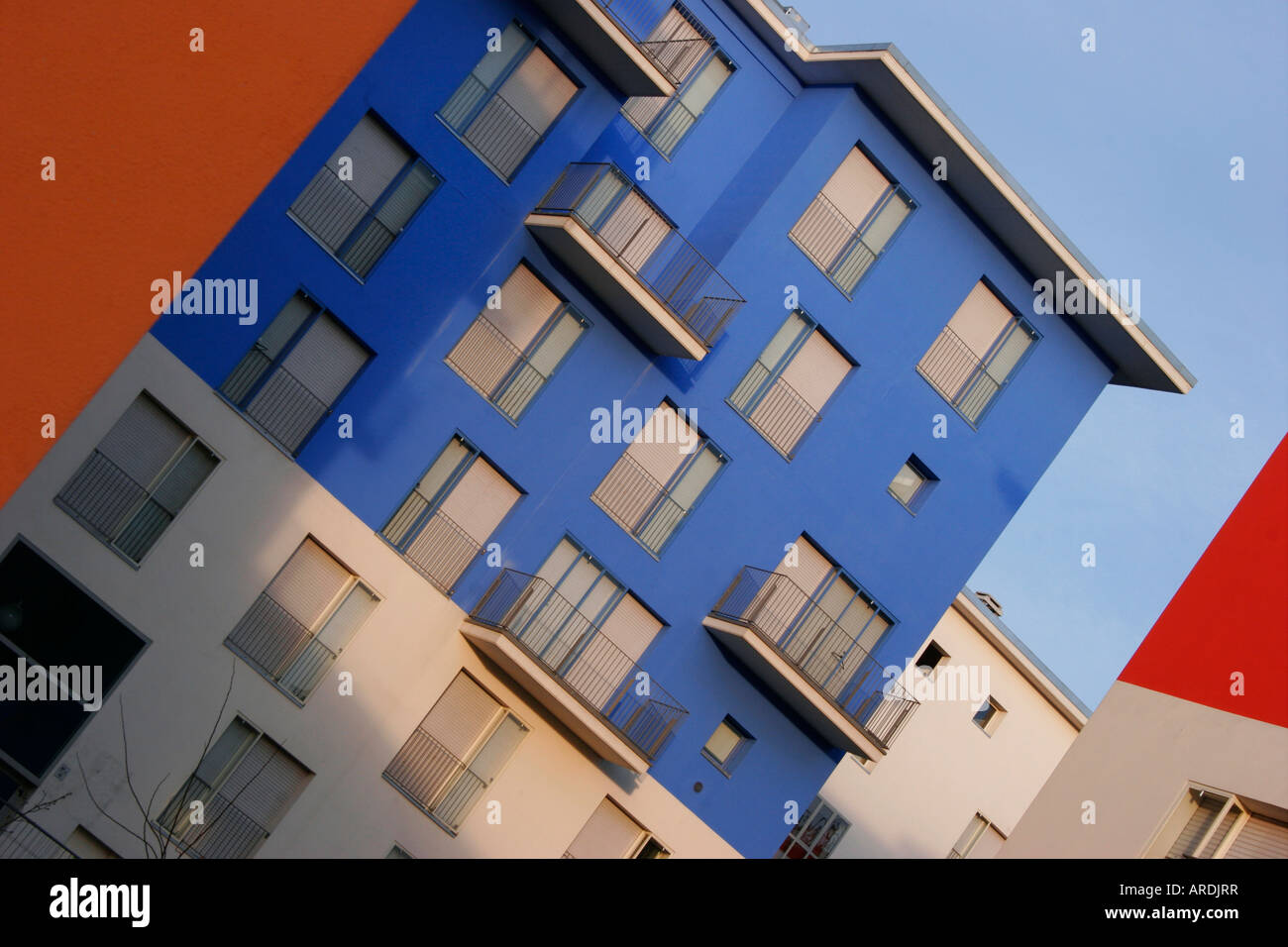 Nuove case in Torino. Il Lingotto. Foto Stock