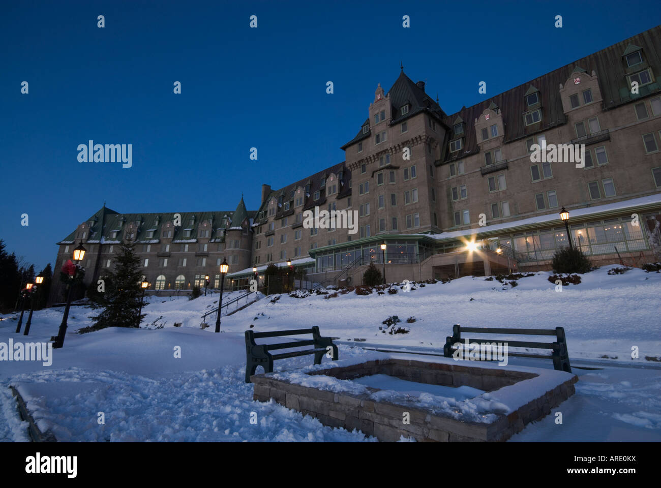 Manoir Richelieu Hotel, Charlevoix, Quebec, Canada Foto Stock