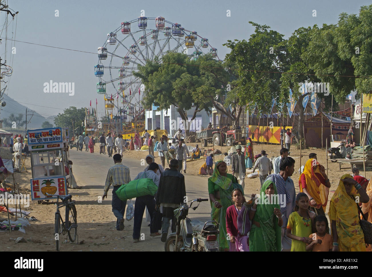 Il Pushkar Camel Fair in Rajasthan in India Foto Stock