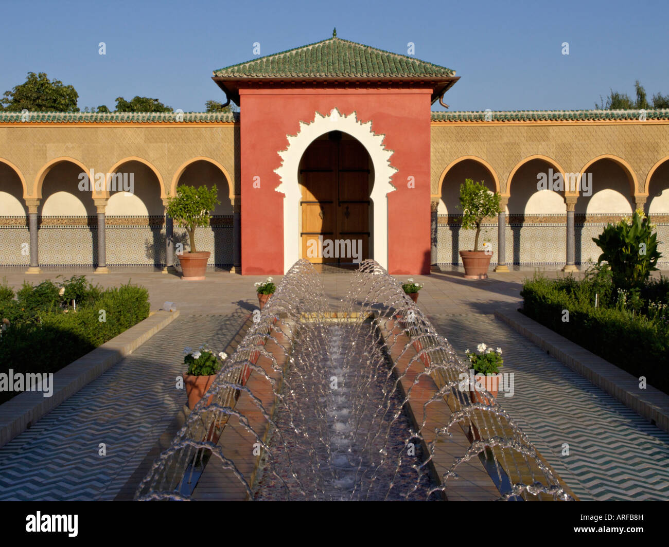 Oriental Garden, Erholungspark Marzahn di Berlino, Germania Foto Stock