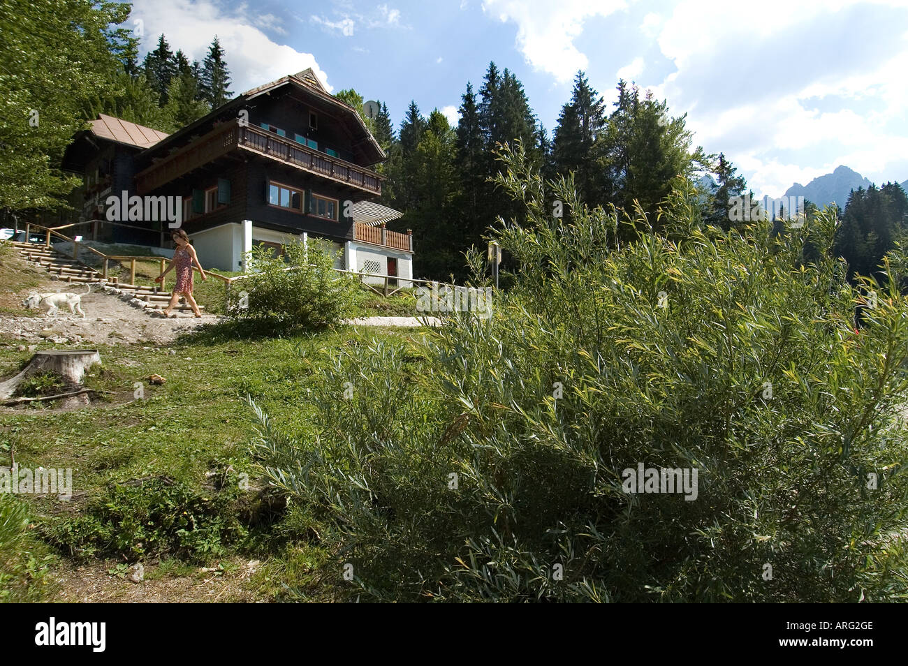 A Fusine lago inferiore Foto Stock