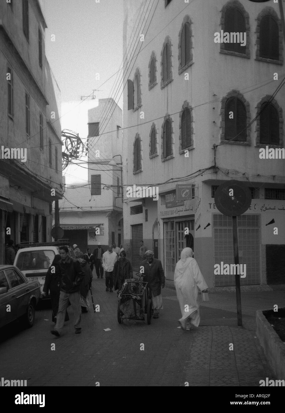 La vecchia Medina Dar-el-Baida maggiore Casablanca regione Western Marocco Maghrebian del Maghreb arabo berbero arabo marocchino Africa del Nord Foto Stock