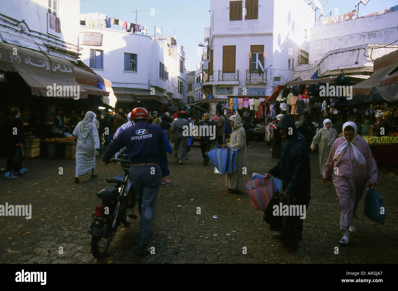 La vecchia Medina Dar-el-Baida maggiore Casablanca regione Western Marocco Maghrebian del Maghreb arabo berbero arabo marocchino Africa del Nord Foto Stock