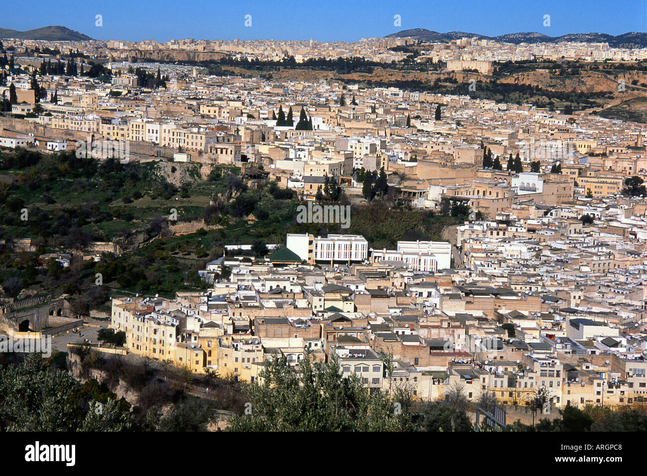 La Fes Fez Fès-Boulemane Nord del Marocco Medio Atlante Maghrebian del Maghreb arabo berbero arabo marocchino Africa del Nord Foto Stock